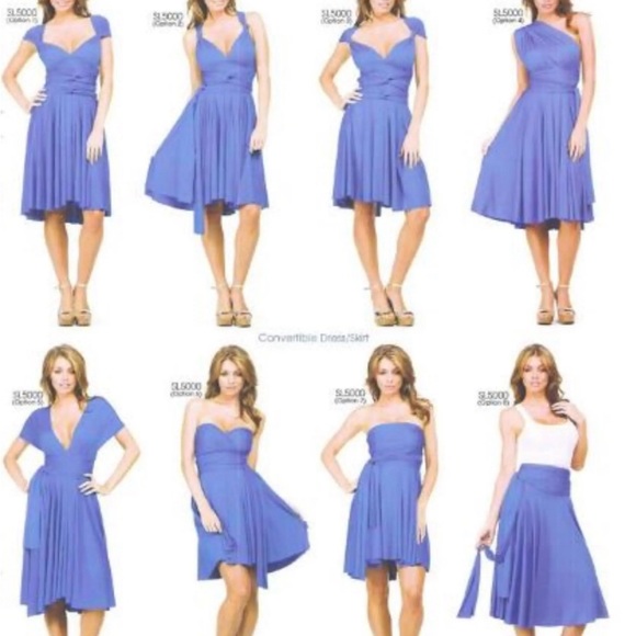 Elan 8 Ways Teal Dress Small - Picture 4 of 4
